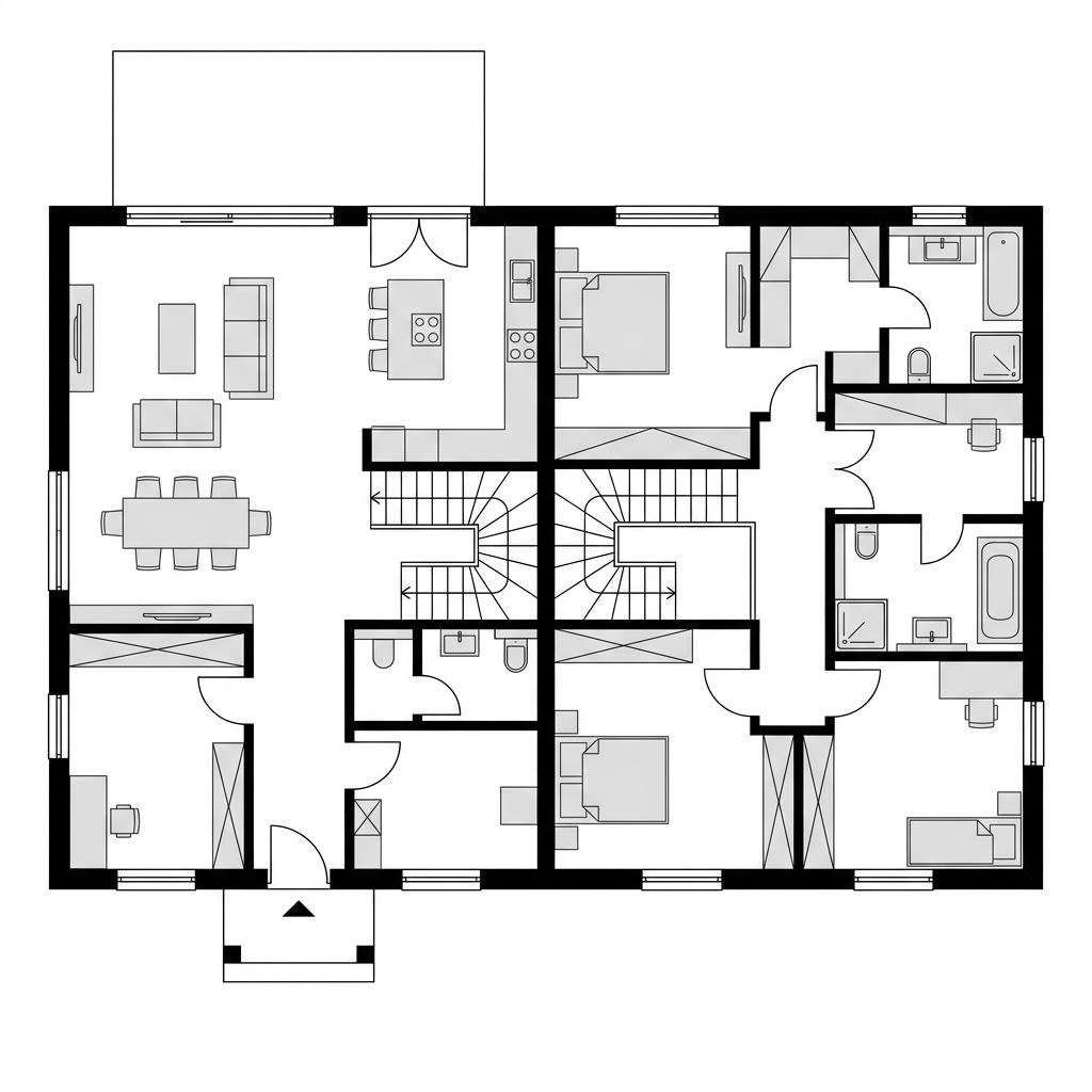 Stadtvilla Generation 172 von WeberHaus mit Walmdach