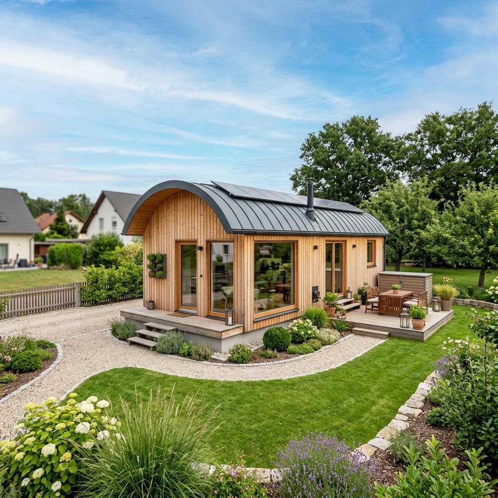 Tiny House Autark 33 von Wohnwagon Tiny House Tiny House Autark 33 von Wohnwagon — Tonnendach, 33 m²