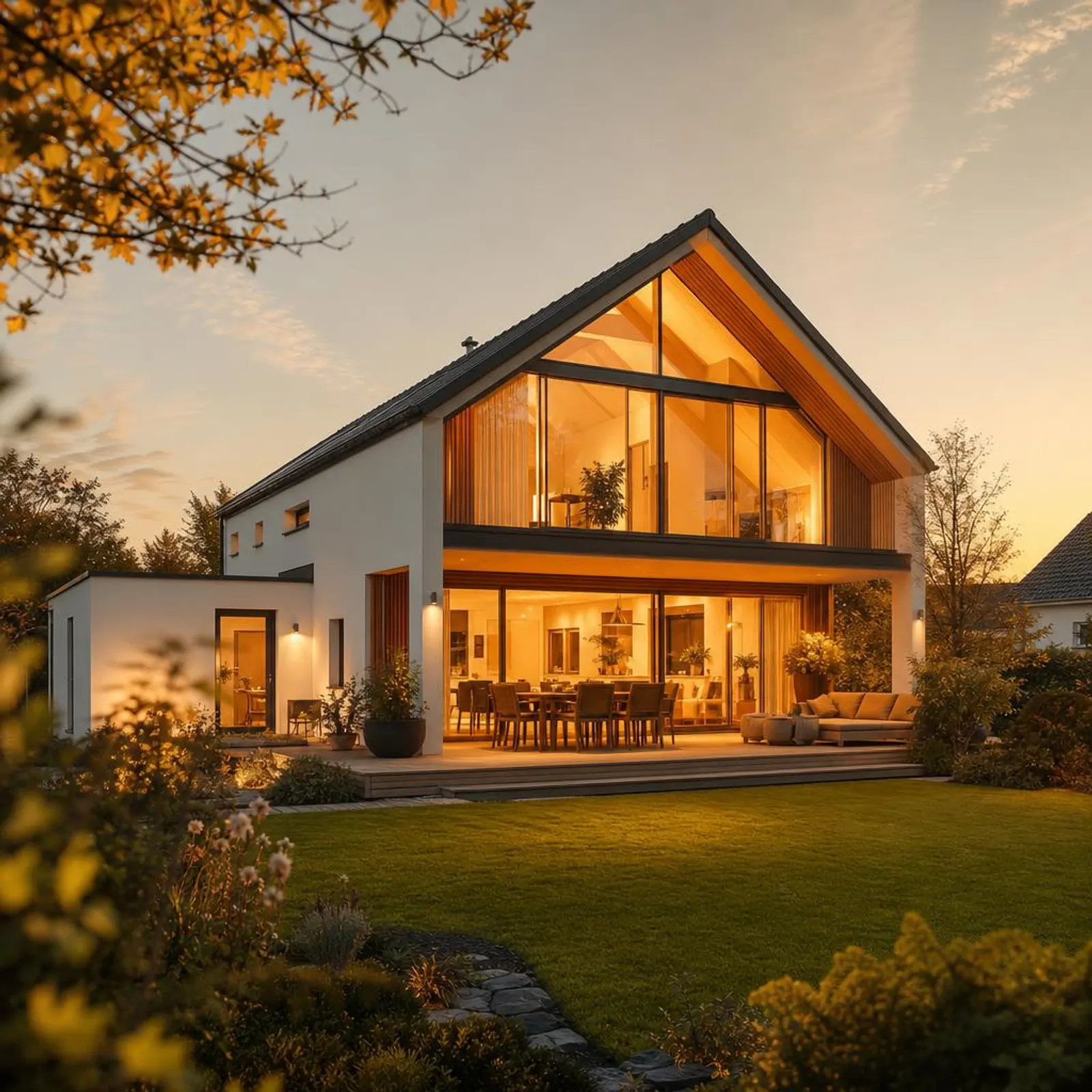 Goldene Stunde Traumhaus